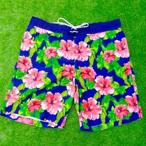 Excellent Used Condition Men's GOODFELLOW & CO Pink Floral Board Shorts Size XL